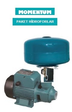 MOMENTUM PKm80/SA5 -1HP-220V- Preferikal Sürtme Fanlı Paket Hidrofor