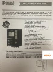 PREDO SMART PM-1 220V 50Hz 0.37-2.2kW AKILLI POMPA KONTROL PANOSU