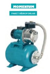 MOMENTUM PJM101C-24A - 1.25Hp - 220V - PASLANMAZ JET POMPALI PAKET HİDROFOR