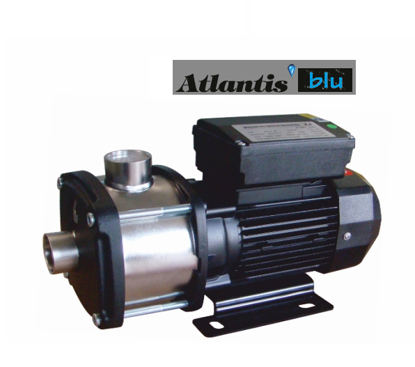 ATLANTİS KDOD 4-6T - 1.8 HP 380V KOMPLE PASLANMAZ ÇELİK ÇOK KADEMELİ SANTRİFÜJ POMPA