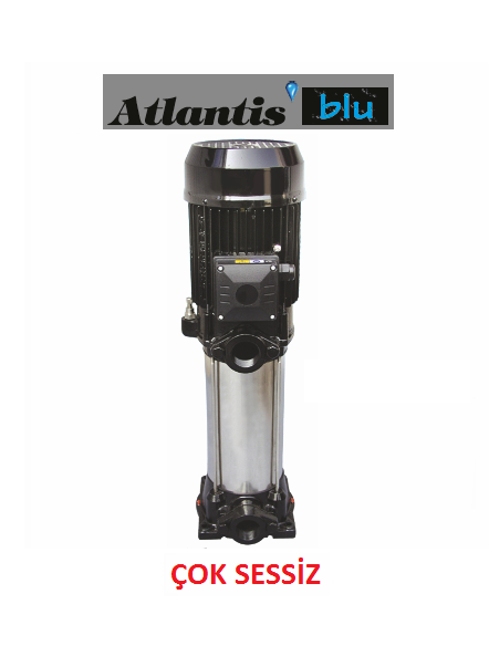 ATLANTİS YKDIK 7-6KM - 2 HP 220V DİK MİLLİ ÇOK KADEMELİ NORİL FANLI POMPA