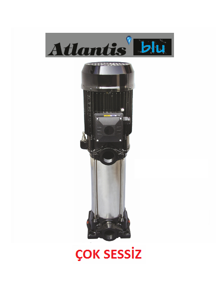ATLANTİS YKDIK 20-8KT - 6 HP 380V DİK MİLLİ ÇOK KADEMELİ NORİL FANLI POMPA