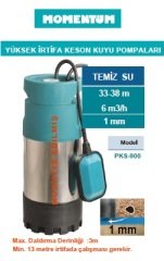 MOMENTUM PKS-900   900W-220V   YÜKSEK İRTİFALI KESON KUYU POMPA