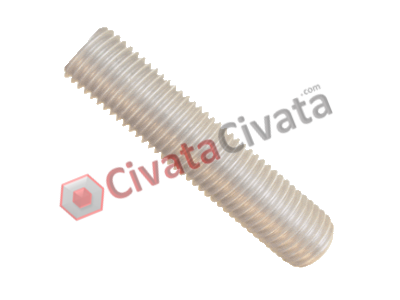 DIN 975-GİJON-SAPLAMA-STUD-PASLANMAZ-A2-SS 304-M2X1000-CivataCivata.com