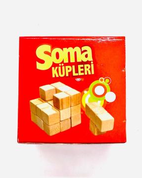 Ahşap Naturel Soma Küpleri