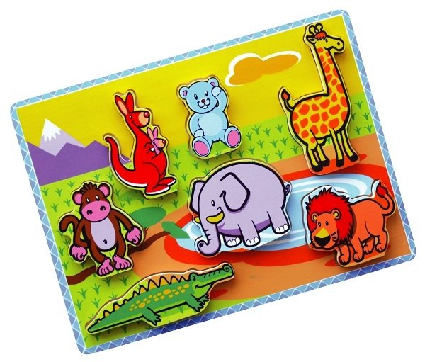 3D Vahşi Hayvanlar Puzzle
