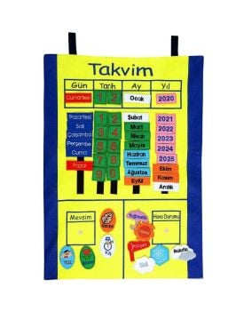 Takvim Panosu (Cırtcırtlı)