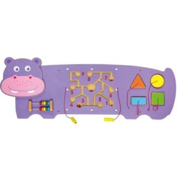 Hipopotam Figürlü Duvar Oyunu