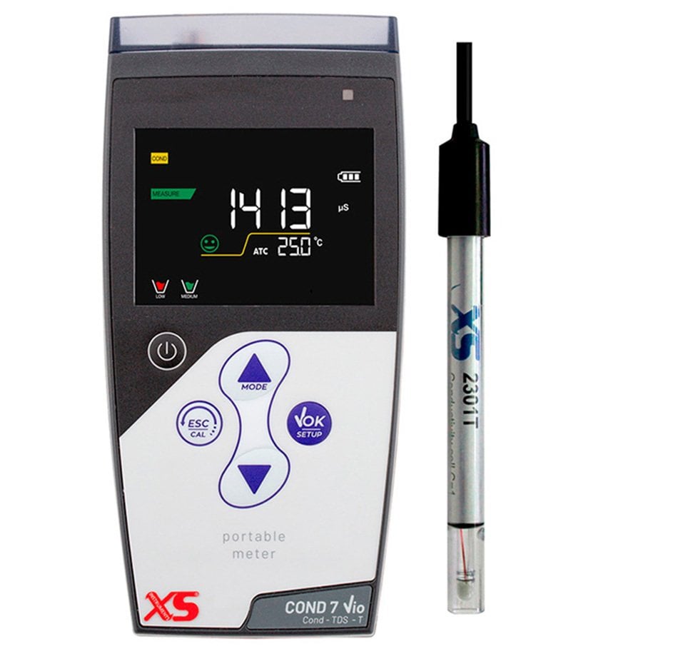 XS Instruments Cond 7 Vio Portatif İletkenlik ölçer, 2301T Elektrot ile