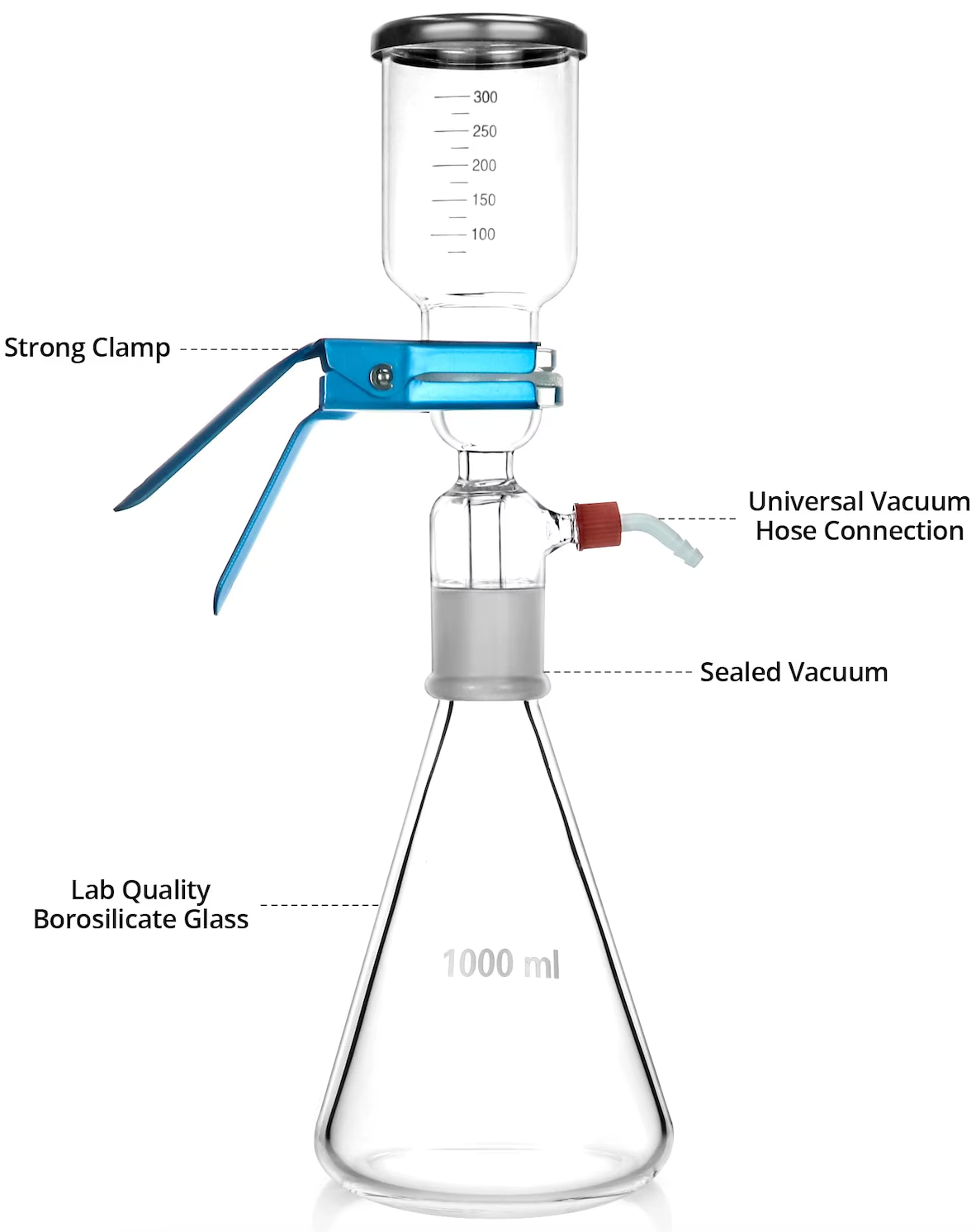 Cam Vakum Filtrasyon Seti 2000 ml NST-G2000