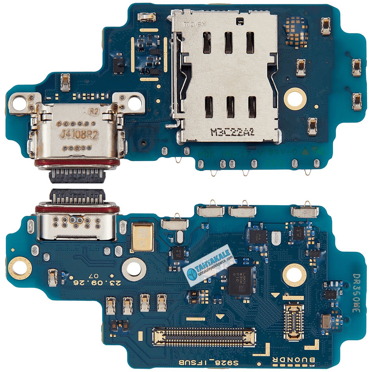 Samsung Galaxy S24 Ultra SM-S928 Şarj Soketi Bordu Mikrofonlu