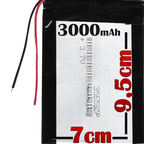 3000mAh 3.7v Batarya Pil