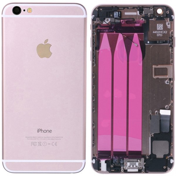 İphone 6 Plus Kasa Full Dolu Rose Gold Pembe