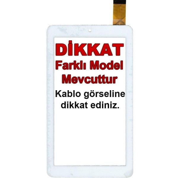 Tastech D-301 Dokunmatik Beyaz - Model 2