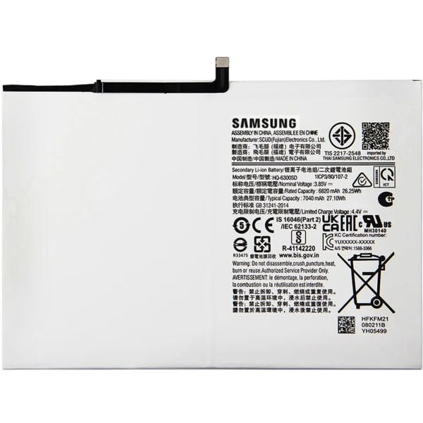 Samsung Galaxy Tab A8 SM-X200 Batarya Pil