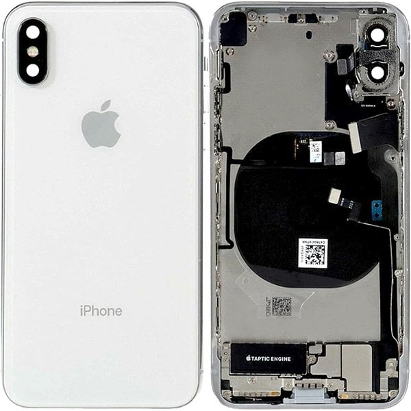 İphone XS Kasa Full Dolu Silver Gümüş