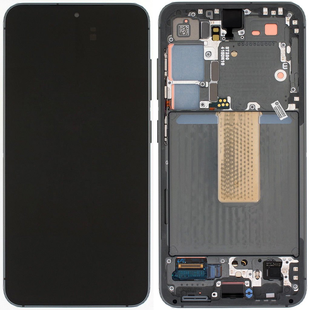 Samsung Galaxy S23 SM-S911 Lcd Ekran Dokunmatik Çıtalı Yeşil