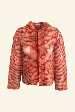 Red Polka Dot Transparent Raincoat