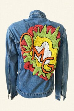 OMG Embroidered Jean Jacket
