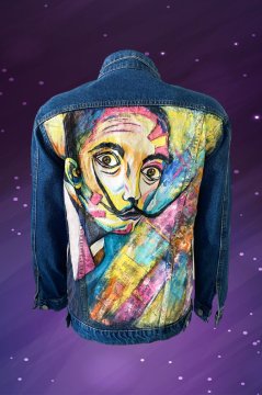 Picasso denim jacket top