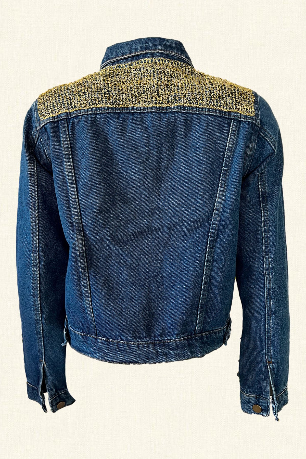 Mesh jean outlet jacket