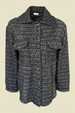 Black Color Wool Coat