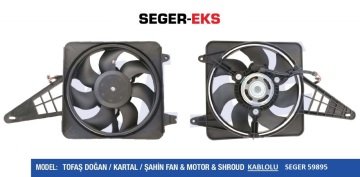 Fan Motoru Komple Davlumbazlı Tofas M131 DKŞ-SLX Kablolu Model