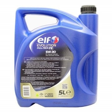 ELF Motor Yağı 5W-30 Evolution Full-Tech FE 5 LT Tam Sentetik DPF'li Partiküllü Dizel ve Benzinli Araçlar