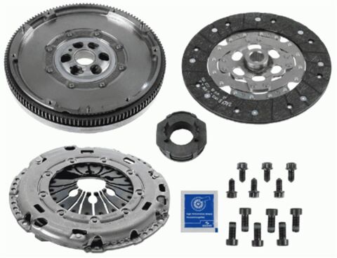 Volkswagen Touran 1.9 TDI Volantlı Debriyaj Seti 2003 - 2010 Modeller Arası Sachs Marka