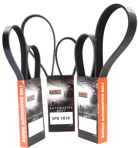 BANDO Marka 5PK1810 Kanallı V Kayışı Gergi Kayışı 5 Kanallı Orjinal Japon Malı Üründür