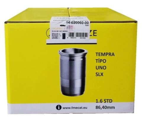 Tofaş Motor Piston Gömleği Std Takım Tempra Tipo Uno SLX 1.6 Motorlar İçin Goetze Orjinal Üründür