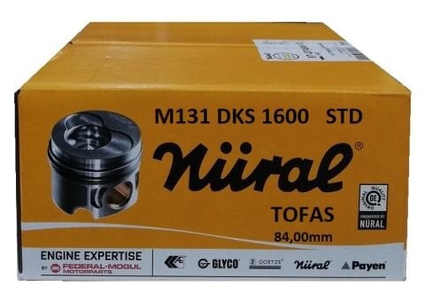 Tofaş Motor Piston ve Segman Takımı STD M131 DKS 1600 Düz Motorlar İçin Goetze Orjinal Üründür