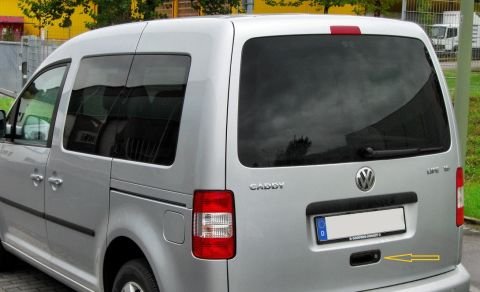 Volkswagen Caddy Bagaj Dış Açma Kolu 2004 - 2010 Modeller Arası Anahtar Yerli Siyah