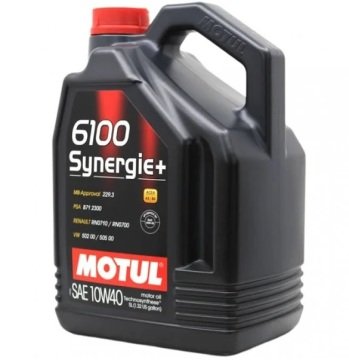 Motor Yağı Motul 6100 SYNERGİE+ 10W40 5 Litre Dizel ve Benzinli Araçlar İçin