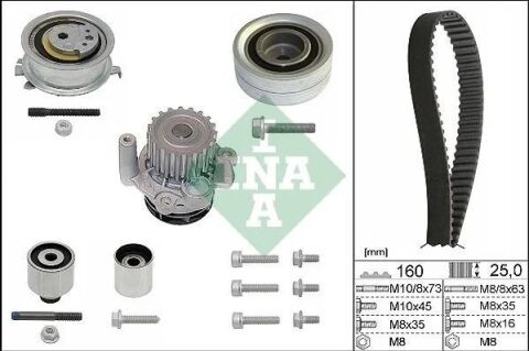 Skoda Fabia II 1.6 TDI Triger Seti Devirdaimli 2010 - 2014 Modeller Arası INA Marka 160x25