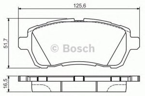 Ön Fren Balatası Ford Fiesta 2008 Model ve Sonrası Araçlar İçin