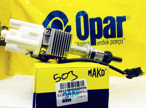 Distribütör Komple Dikey Kapaklı 15 Diş DKŞ SLX Tempra Tipo Uno70 Mako Marka Orjinal