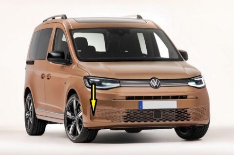 Volkswagen Caddy Ön Tampon Sis Çerçevesi Sağ Yolcu Tarafı 2020 Model ve Sonrası