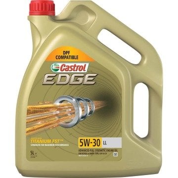 Motor Yağı Castrol EDGE 5W-30 LL 5Litre DPF'li Partiküllü Tam Sentetik Dizel ve Benzinli Araçlar İçin