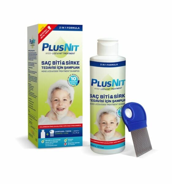 Plusnit Bit Şampuanı 200 ml (Büyüteçli Metal Tarak Hediye)