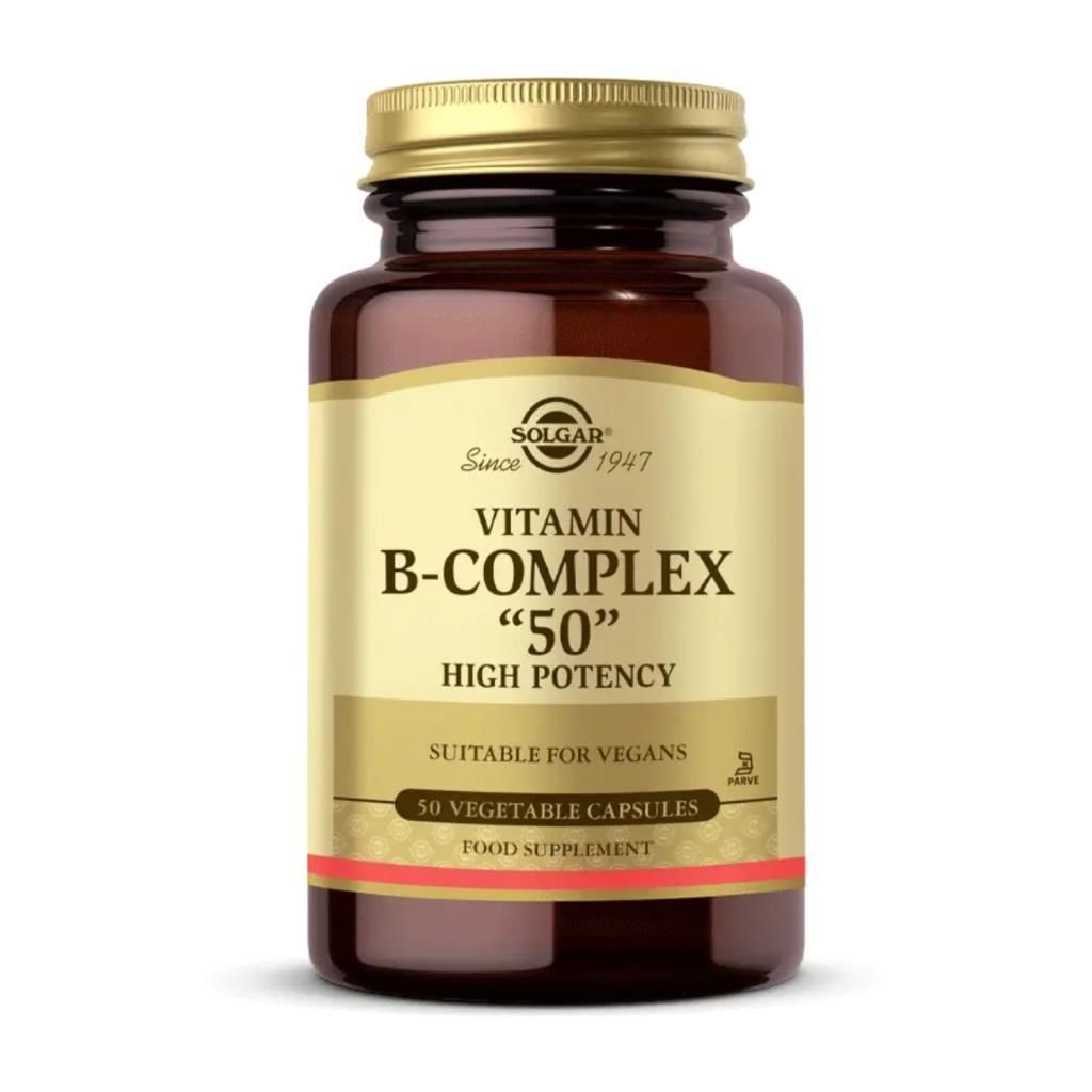 Solgar Vitamin B Complex ''50'' 50 Kapsül