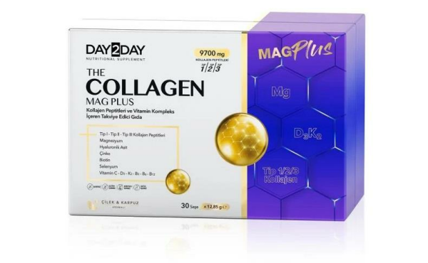 Day2Day The Collagen Mag Plus 30 Saşe - Çilek + Karpuz Aromalı