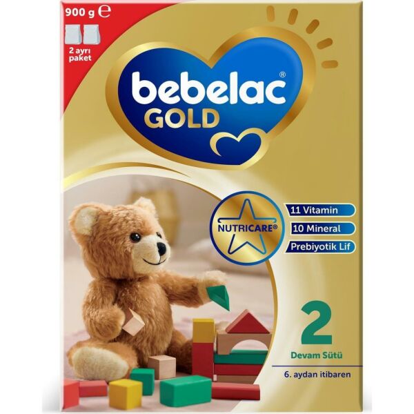 Bebelac Gold 2 Devam Sütü 900 gr