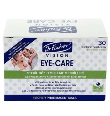 Dr. Fischer Eye Care Steril Göz Temizleme Mendili 30 Adet