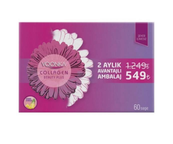 Voonka Collagen Beauty Plus 60 Saşe