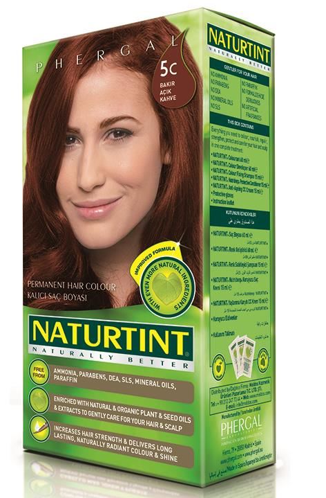 Naturtint Naturally Better Kalıcı Saç Boyası 5C Bakır Açık Kahve