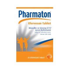 Pharmaton 40 mg 20 Efervesan Tablet