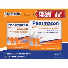 Pharmaton Promopack 30 Kapsül + 20 Efervesan Tablet
