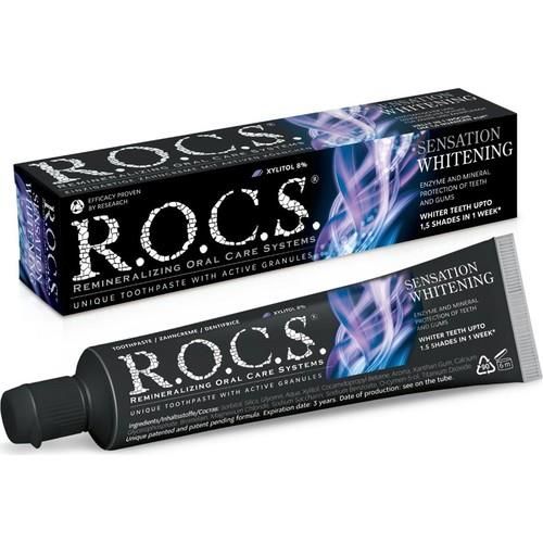 Rocs Sensation Whitening Extreme Beyazlatıcı Parlatıcı Diş Macunu 60 ml