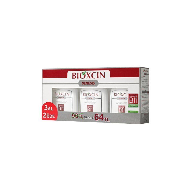 Bioxcin Genesis Kepekli Saçlar İçin Şampuan 3 Al 2 Öde